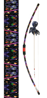 Galaxy Bow with Glow in the Dark Arrow